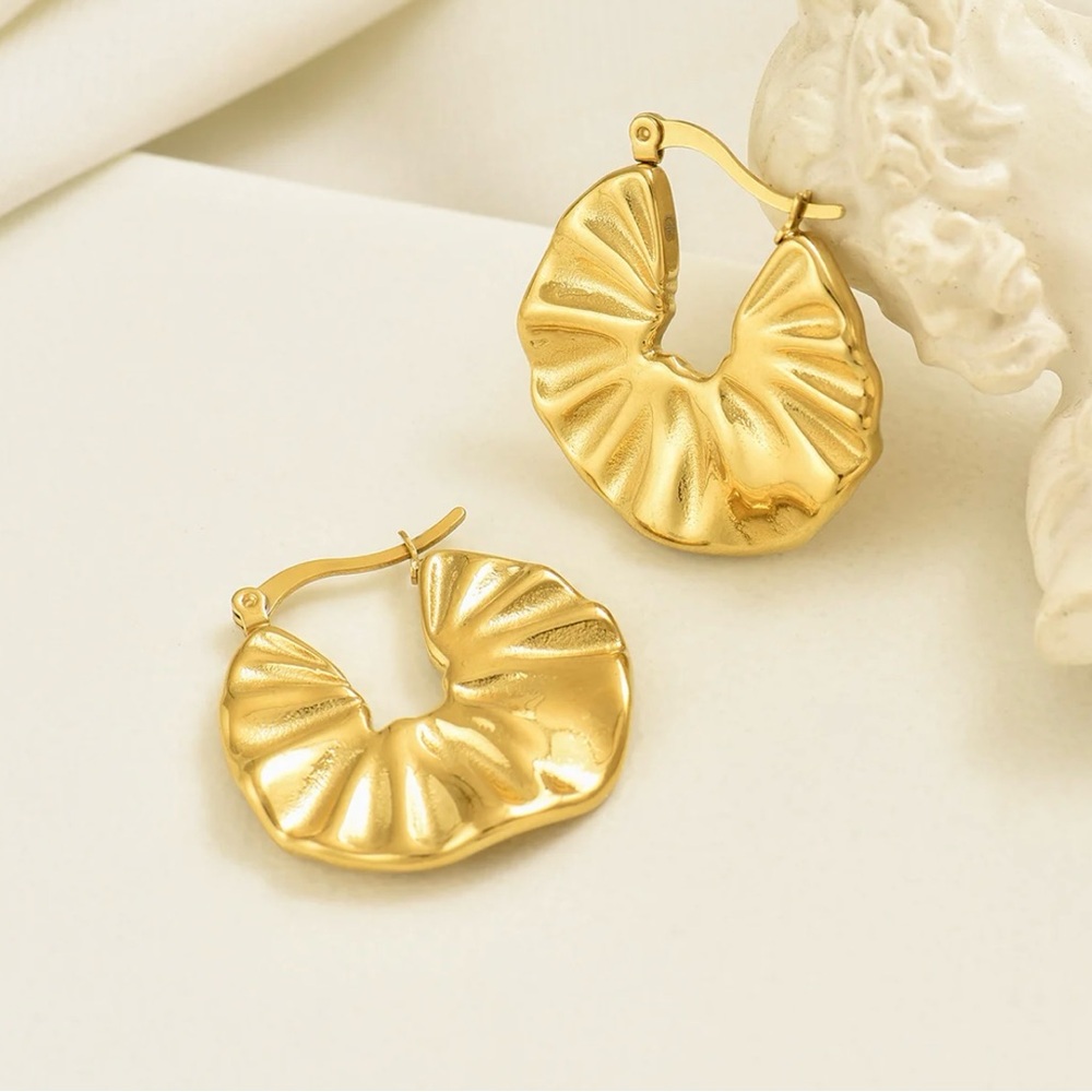 Elegant Gold Hoop Earrings
